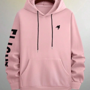 Pembe Flight Oversize Kapüşonlu Sweatshirt Pembe