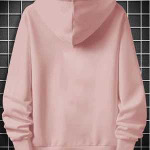 Pembe Nasa Oversize Kapüşonlu Sweatshirt Pembe