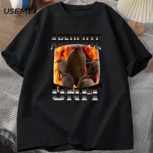 Pesto The Penguin Absolute Unit Tshirts Rap Fire Style Viral Meme Pop Culture Mens T-Shirt C 3008