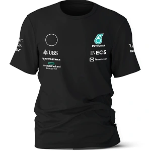 Petronas F1 Team 2022 Siyah Tshirt