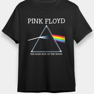 Pink Floyd Baskılı Unisex Beyaz Tişört