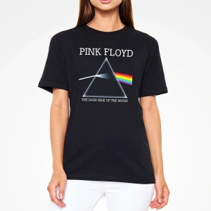 Pink Floyd Baskılı Unisex Beyaz Tişört