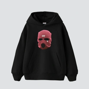 Pink Mask Baskılı Oversize Unisex Premium Beyaz