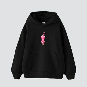 Pink Panther Baskılı Oversize Unisex Beyaz