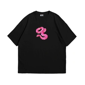 Platonic Baskılı Oversize Unisex Beyaz