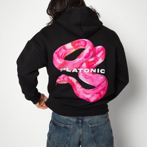 Platonic Baskılı Oversize Unisex Premium Beyaz