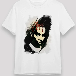 Playboi Carti Baskılı Unisex Beyaz Tişört