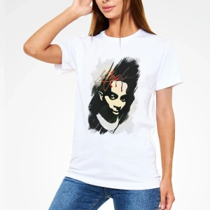 Playboi Carti Baskılı Unisex Beyaz Tişört