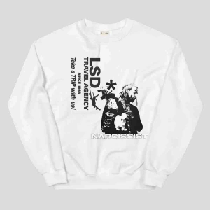 Playboi Carti Sweatshirt Beyaz