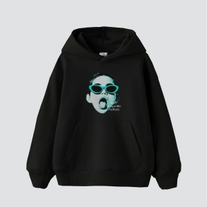 Pleasure Baskılı Oversize Unisex Beyaz