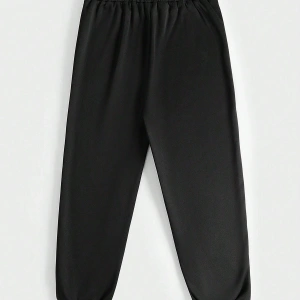 Plus Ay Desenli Beli Büzgülü Eşofman Altı