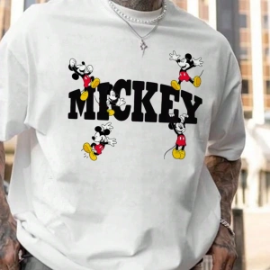 Popeye Collab Erkek Günlük Karikatür Baskılı Kısa Kollu Üst, Yaz