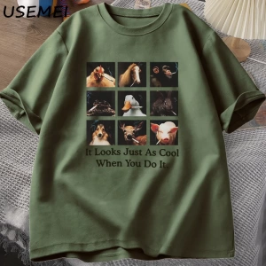 Possum T Shirt Opossum Lover için Komik Grafik T-Shirt Anksiyete Saldırı T Shirt Pamuk Kısa K 2812