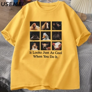Possum T Shirt Opossum Lover için Komik Grafik T-Shirt Anksiyete Saldırı T Shirt Pamuk Kısa K 2812
