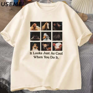 Possum T Shirt Opossum Lover için Komik Grafik T-Shirt Anksiyete Saldırı T Shirt Pamuk Kısa K 2812