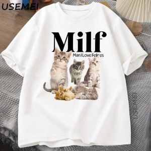 Powered Kurt Otistik TErkekler Retro Pamuk Kısa Kollu TeeCasaul Gevşek 2921