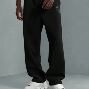 Premium Drop Crotch Eşofman Altı Rahat Kesim Atletik Jogger Yıldız Logolu Ev Giyimi El