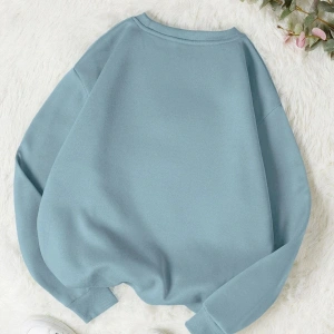 Premium Kapşonlu Sweatshirt MAVİRENK