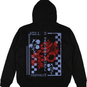 Pride Siyah Oversize Unisex Kapüşonlu Sweatshirt Hoodie