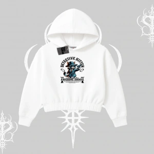 ProCATstinator Kedi Baskılı Biskilet Sweatshirt