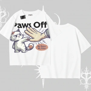 ProCATstinator Kedi Baskılı Oversize Tshirt