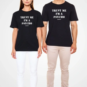Psikolog Siyah Unisex Tişört T-Shirt