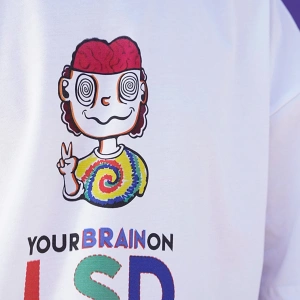 Psychedelic Lsd Oversize Tişört