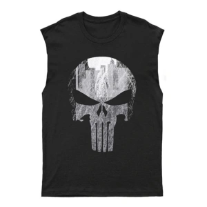 Punisher Kesik Kol Tişört Kolsuz T-shirt Bkt8225