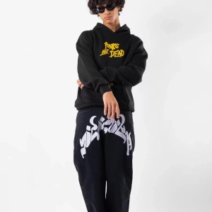 Punks Not Dead Baskılı Oversize Unisex Beyaz