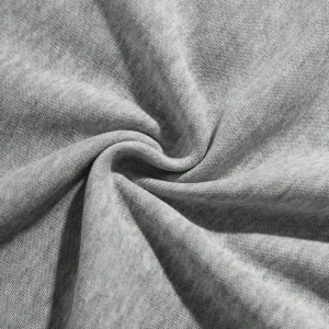 Qutie Ayı Baskı Kanguru Cepli İpli Kapşonlu Gri