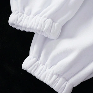 Qutie Harfli Grafik Büzgülü Bel Eşofman Altı