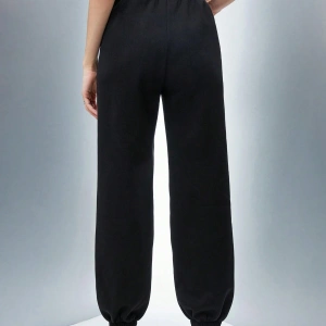 Qutie Letter Graphic Elastic Waist 4 Mevsim Eşofman