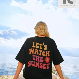 Qutie Sloganlı Grafik Düşük Omuz Tişört