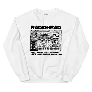 Radiohead Sweatshirt Beyaz