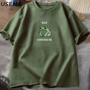 Rage Beni Tüketiyor Kurbağa Vintage T Shirt Erkek Kadın Tee Doğa Sevgilisi Aptal Kurbağa Retr 2820
