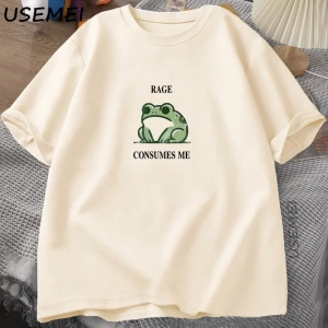Rage Beni Tüketiyor Kurbağa Vintage T Shirt Erkek Kadın Tee Doğa Sevgilisi Aptal Kurbağa Retr 2820