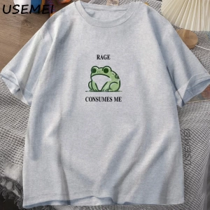 Rage Beni Tüketiyor Kurbağa Vintage T Shirt Erkek Kadın Tee Doğa Sevgilisi Aptal Kurbağa Retr 2820