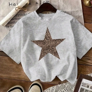 Rahat Çok Yönlü Minimalist Düz Renk Yuvarlak Yaka Kısa Kollu Tişört