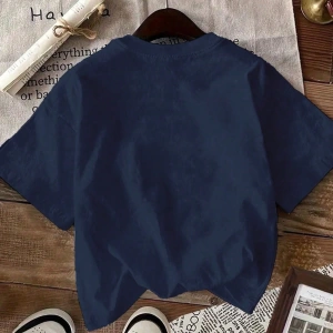 Rahat Çok Yönlü Minimalist Düz Renk Yuvarlak Yaka Kısa Kollu Tişört