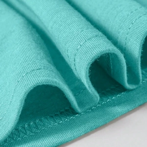 Rahat Çok Yönlü Minimalist Düz Renk Yuvarlak Yaka Kısa Kollu Tişört
