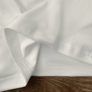 Rahat Çok Yönlü Minimalist Düz Renk Yuvarlak Yaka Kısa Kollu Tişört