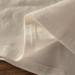 Rahat Çok Yönlü Minimalist Düz Renk Yuvarlak Yaka Kısa Kollu Tişört