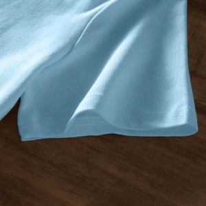 Rahat Çok Yönlü Minimalist Düz Renk Yuvarlak Yaka Kısa Kollu Tişört