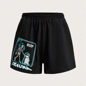 Rainydazed Cartoon Graphic Şort