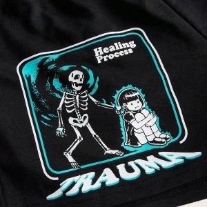 Rainydazed Cartoon Graphic Şort