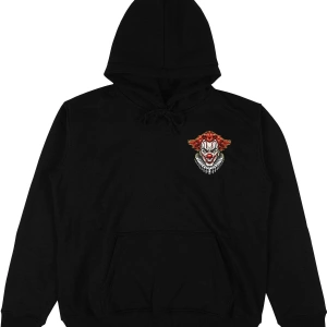 Real Fear Siyah Oversize Unisex Kapüşonlu Sweatshirt Hoodie