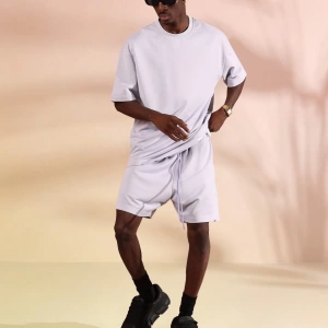 Regular Fit Kısa Kollu Tişört Kısa Set