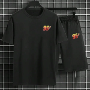 Regular Fit Kısa Kollu Tişört Kısa Set