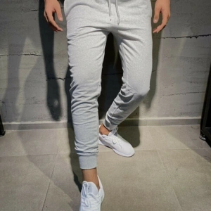 Relax family xf Erkek Yazlık Gri Eşofman Altı Jogger Dar Paça Pamuklu Slim Fit RLX044513