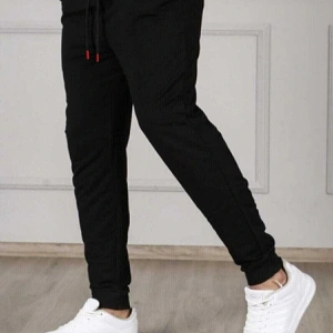 Relax family xf Erkek Yazlık Siyah Jogger Eşofman Altı Dar Paça Slim Fit RLX044513